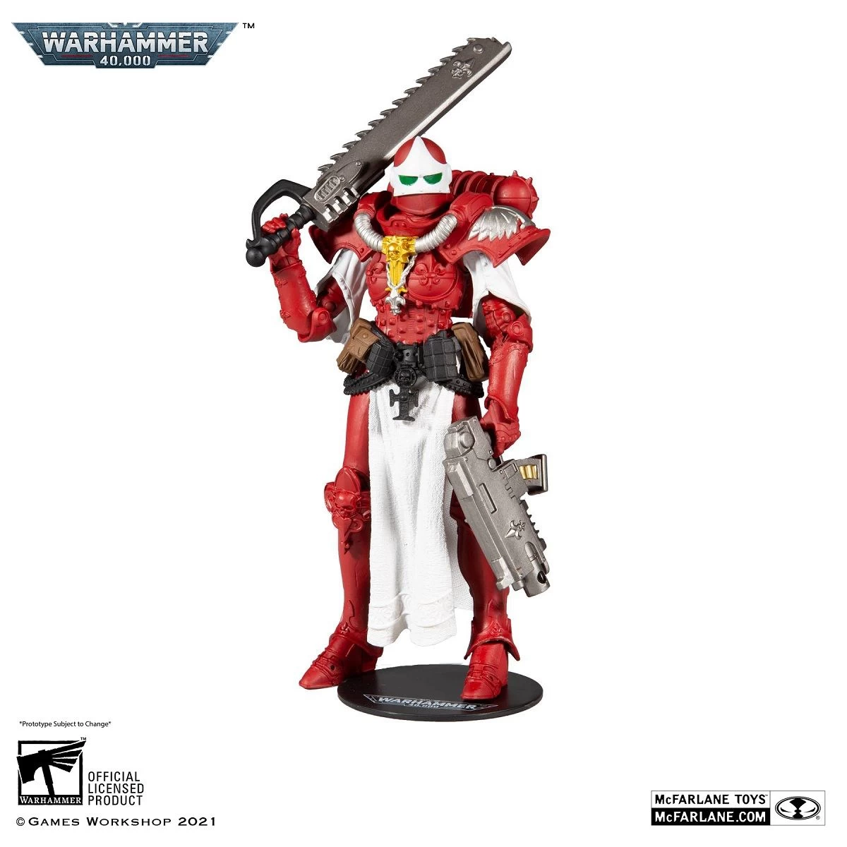 Warhammer 40k - Adepta Sororitas Battle Sister Red Figur 4 Warhammer 40k - Adepta Sororitas Battle Sister Red Figur – Bild 2