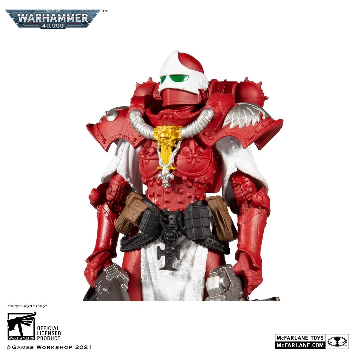 Warhammer 40k - Adepta Sororitas Battle Sister Red Figur 8 Warhammer 40k - Adepta Sororitas Battle Sister Red Figur – Bild 6