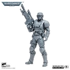 Warhammer 40k - Darktide Veteran Guardsman (Artist Proof) Figur -Charakterpuppen Geschäft 10974 warhammer 40000 7in figures wv6 cadian veteran guard ap 03 logos