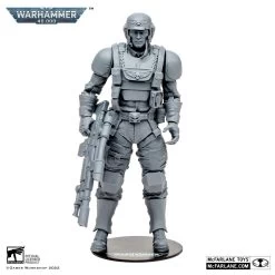 Warhammer 40k - Darktide Veteran Guardsman (Artist Proof) Figur -Charakterpuppen Geschäft 10974 warhammer 40000 7in figures wv6 cadian veteran guard ap 04 logos