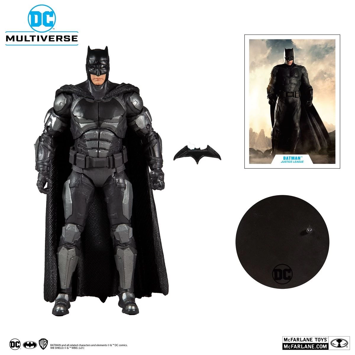 DC Justice League Movie - Batman - Actionfigur 4 DC Justice League Movie - Batman - Actionfigur – Bild 2