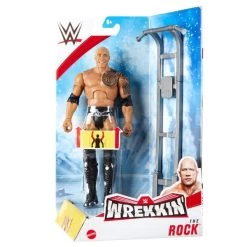 MATTEL WWE Wrekkin - The Rock Actionfigur -Charakterpuppen Geschäft 194037 5
