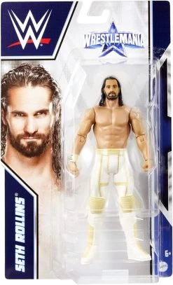 MATTEL WWE Wrestlemania - Seth Rollins Actionfigur -Charakterpuppen Geschäft 2qkcxts9wwzfs2f