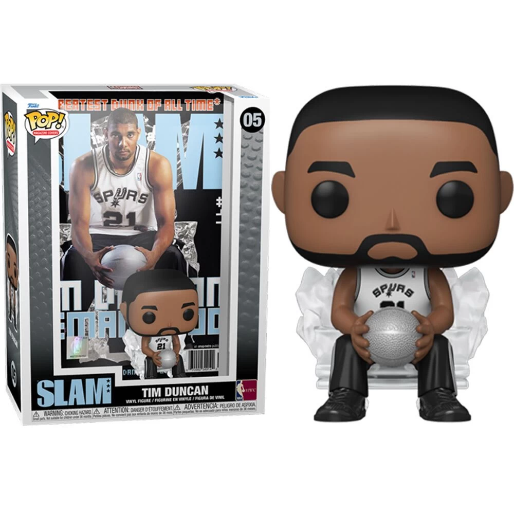 FUNKO POP! - Tim Duncan - NBA San Antonio Spurs (Cover Slam) 3 FUNKO POP! - Tim Duncan - NBA San Antonio Spurs (Cover Slam)