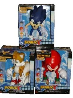 Diverse Sonic X Collectible 10" Actionfiguren Set (3 Figuren)