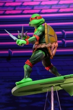NECA Teenage Mutant Ninja Turtles (1990 Video-Game) - Raphael Actionfigur -Charakterpuppen Geschäft 54116 5