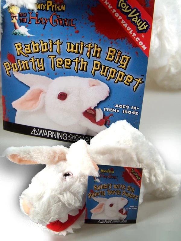 Diverse Monty Python Holy Grail Killer Rabbit Hand Puppet 3 Diverse Monty Python Holy Grail Killer Rabbit Hand Puppet