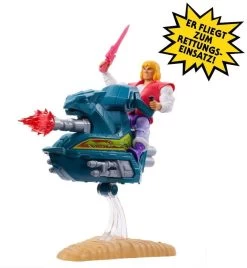 MATTEL Masters Of The Universe - Prince Adam Sky Sled Actionfigur -Charakterpuppen Geschäft 61mx6yvbu8l. ac sl1000
