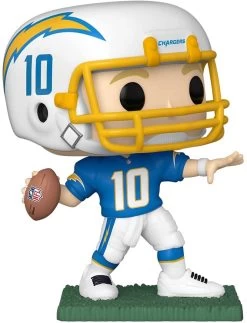 FUNKO POP! - Justin Herbert Figur - NFL Los Angeles Chargers Home -Charakterpuppen Geschäft 61znyausftl. ac sl1300