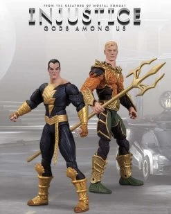 Injustice - Aquaman Vs. Black Adam Action-Figuren 2-Pack