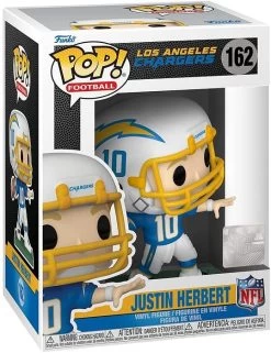 FUNKO POP! - Justin Herbert Figur - NFL Los Angeles Chargers Home -Charakterpuppen Geschäft 719h5l7nxal. ac sl1300