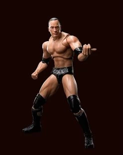 WWE Superstar Series - The Rock - S.H. Figuarts Figur -Charakterpuppen Geschäft 71cqxnislal. ac sl1500
