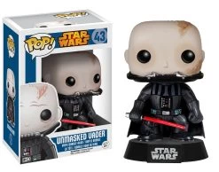 FUNKO POP! - Star Wars - Unmasked Darth Vader Bobble-Head Figur