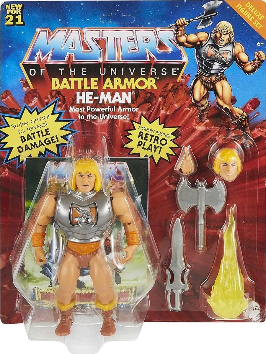 MATTEL Masters Of The Universe - Battle Armor He-Man Actionfigur 8 MATTEL Masters Of The Universe - Battle Armor He-Man Actionfigur – Bild 6