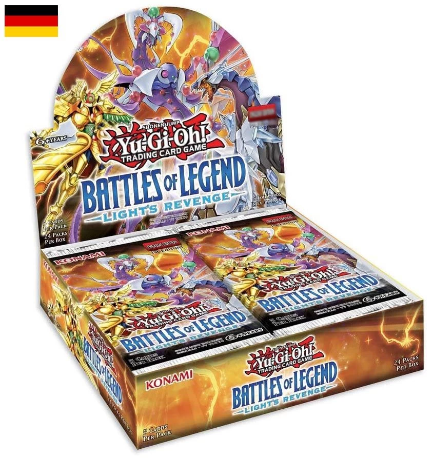 Konami Yu-Gi-Oh! Battles Of Legend Lights Revenge - Booster Display DE 3 Konami Yu-Gi-Oh! Battles Of Legend Lights Revenge - Booster Display DE