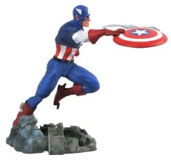 Diamond Select Captain America - Marvel Gallery Statue -Charakterpuppen Geschäft diamond select toys marvel captain america 10 in pvc statues 1
