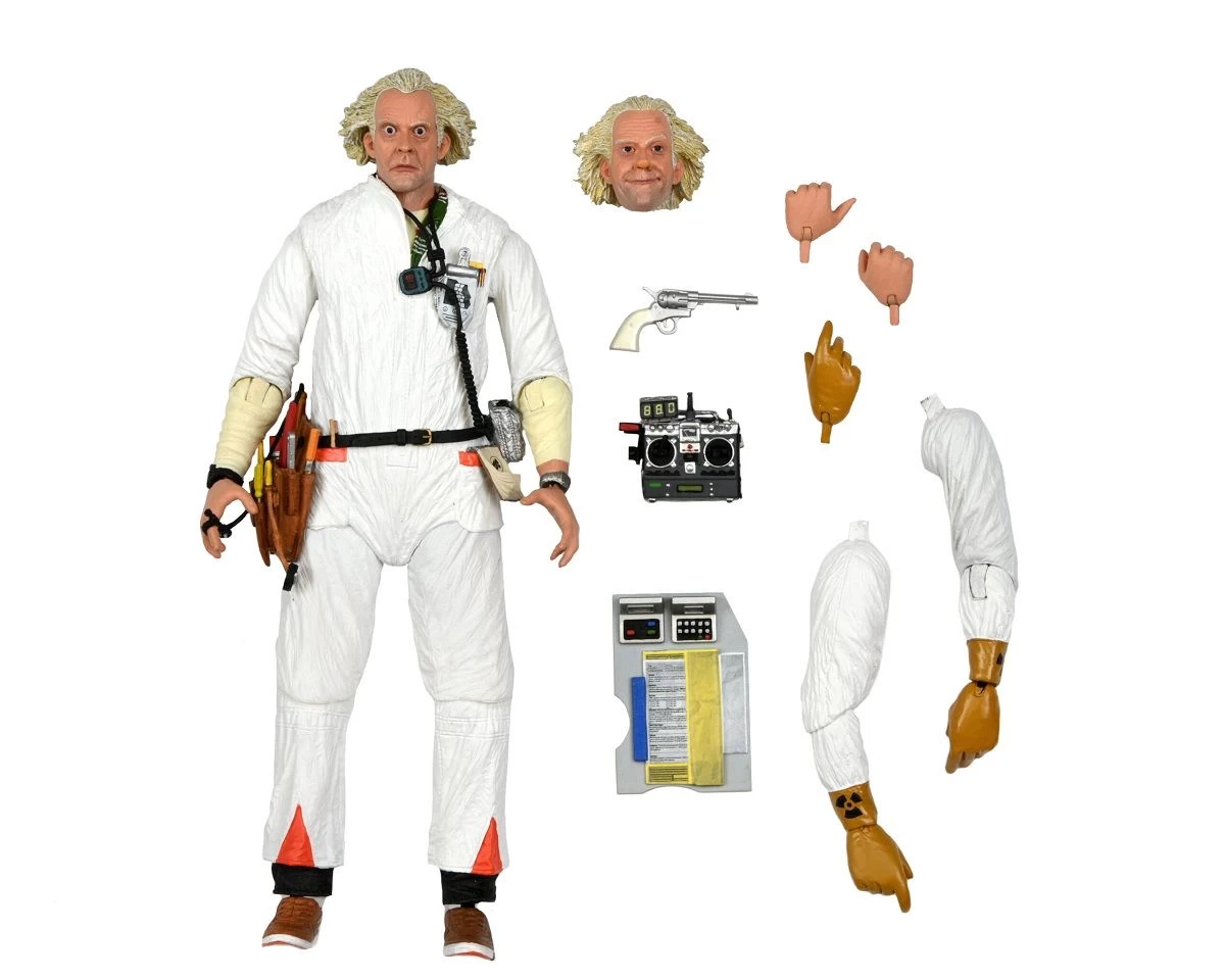 NECA Zurück In Die Zukunft - Doc Brown 1985 Ultimate Actionfigur 3 NECA Zurück In Die Zukunft - Doc Brown 1985 Ultimate Actionfigur