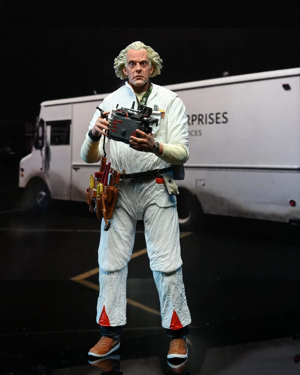 NECA Zurück In Die Zukunft - Doc Brown 1985 Ultimate Actionfigur 6 NECA Zurück In Die Zukunft - Doc Brown 1985 Ultimate Actionfigur – Bild 4