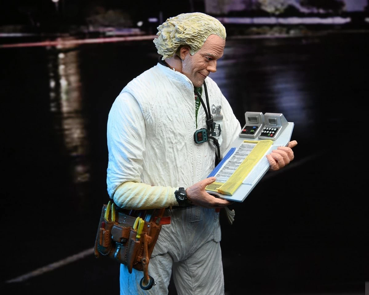 NECA Zurück In Die Zukunft - Doc Brown 1985 Ultimate Actionfigur 9 NECA Zurück In Die Zukunft - Doc Brown 1985 Ultimate Actionfigur – Bild 7
