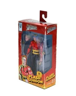 NECA The Original Superheroes S1 - Flash Gordon Actionfigur -Charakterpuppen Geschäft flash pkg1 scaled 1