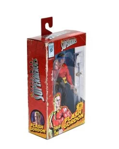 NECA The Original Superheroes S1 - Flash Gordon Actionfigur -Charakterpuppen Geschäft flash pkg2 scaled 1