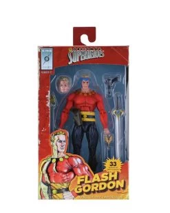 NECA The Original Superheroes S1 - Flash Gordon Actionfigur -Charakterpuppen Geschäft flash pkg3 scaled 1