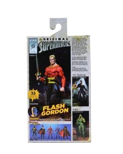 NECA The Original Superheroes S1 - Flash Gordon Actionfigur -Charakterpuppen Geschäft flash pkg4 scaled 1