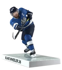 NHL - Winnipeg Jets - Blake Wheeler - Figur -Charakterpuppen Geschäft id306dm blake wheeler alternate blue front angle