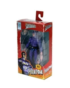 NECA The Original Superheroes S1 - The Phantom Actionfigur -Charakterpuppen Geschäft phantom pkg2 scaled 2