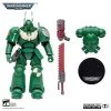 Warhammer 40k - Dark Angels Assault Intercessor Sergeant Space Marine Figur -Charakterpuppen Geschäft s dl16g00