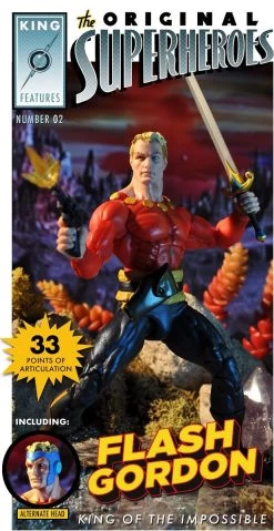 NECA The Original Superheroes S1 - Flash Gordon Actionfigur -Charakterpuppen Geschäft the original superheroes flash